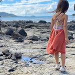 Cupro Silk Crossover Dress