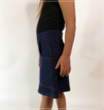 Modal Corduroy Mid Waist Skirt