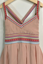 Cupro Silk Crossover Dress
